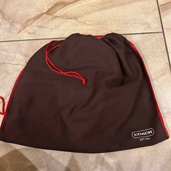 Coach handbag - silver metallic. Dust bag included. - Picture 4 of 4